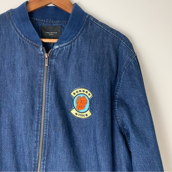 Zara patch denim jacket - Picture 3 of 5